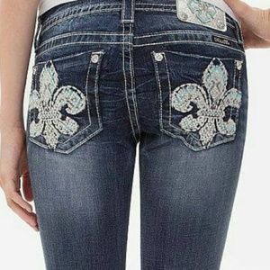 Miss Me Jeans Fleur Straight Stretch Jean